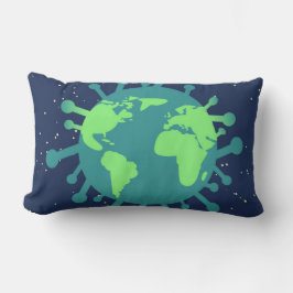 Cojín Lumbar Pandemia global (partícula viral) (infección viral