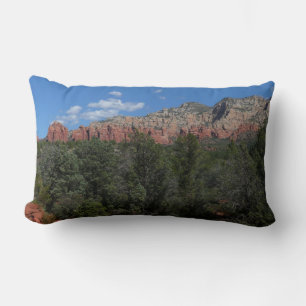 Cojín Lumbar Panorama de Red Rocks en Sedona Arizona