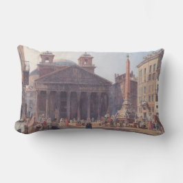 Cojín Lumbar Panteón y Piazza della Rotonda en Roma, Italia
