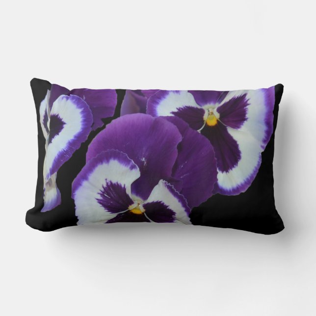 Cojín Lumbar Pañuelo Púrpura, (Anverso)