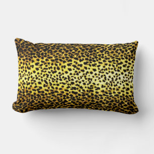 Cojín Lumbar Papel pintado con estampado de leopardo