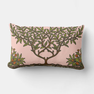 Cojín Lumbar Papel pintado floral de William Morris Tree Frieze