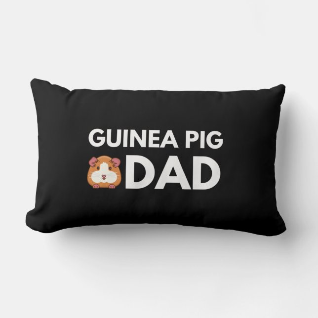 Cojín Lumbar Papi de cerdo de Guinea (Anverso)