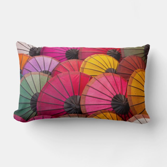 Cojín Lumbar Paraguas arcoiris (Anverso)