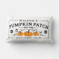 Parche de calabaza de granja personalizado