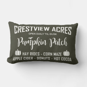 COJÍN LUMBAR PARCHE DE PUMPKIN DE CRESTVIEW ACRES