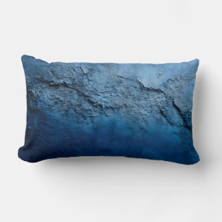Cojín Lumbar pared pintada de azul