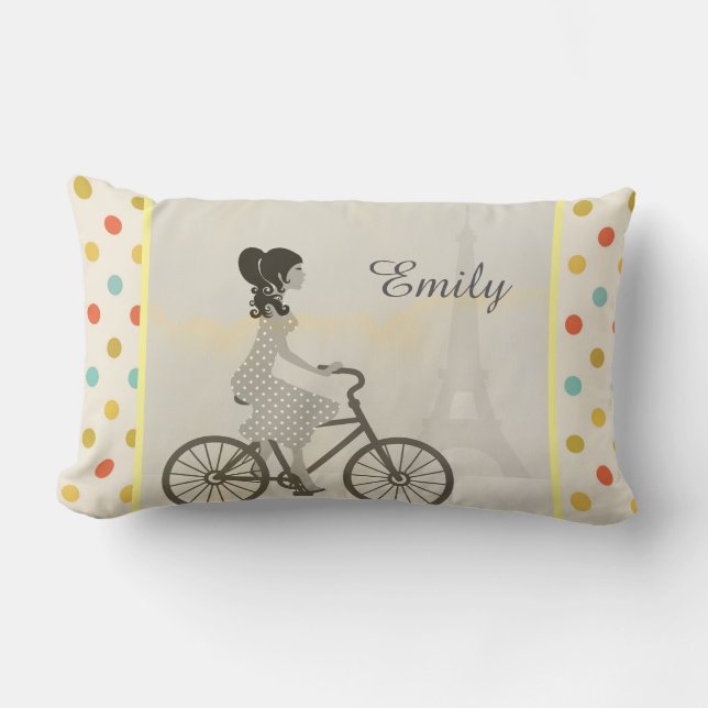 Cojín Lumbar París elegante (Anverso)