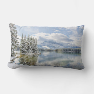 Cojín Lumbar Parque nacional Banff en invierno