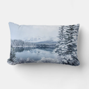 Cojín Lumbar Parque nacional de Banff en invierno
