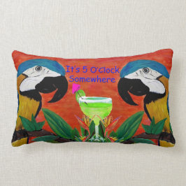 Cojín Lumbar Parrot Tiki Bar Pillow