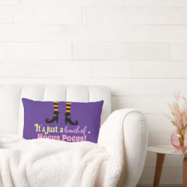 Cojín Lumbar Pastel Purple Hocus Pocus Halloween Bruja