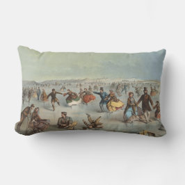 Cojín Lumbar Patinaje en Central Park, Nueva York