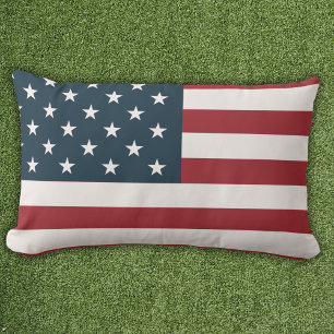 Cojín Lumbar Patriotic American Flag