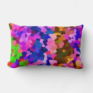 Cojín Lumbar Patrón abstracto cristalino irlandés