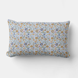 Cojín Lumbar Patrón Boho 01.w Lblue BG