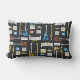 COJÍN LUMBAR PATRÓN DE AMPLIFICADOR GUITAR
