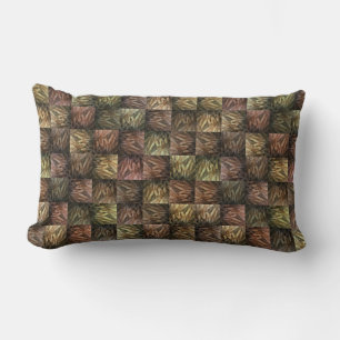 Cojín Lumbar Patrón de arañas de trigo,