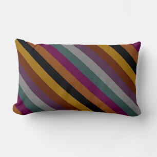 Cojín Lumbar Patrón de bandas multicolor 2