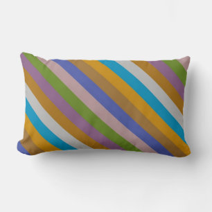 Cojín Lumbar Patrón de bandas multicolor 6