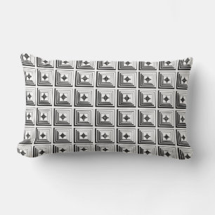 Cojín Lumbar Patrón de Colgante Geométrico
