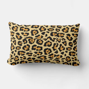 Cojín Lumbar Patrón de estampado de animal de leopardo