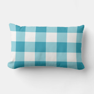 Cojín Lumbar Patrón de Gingham