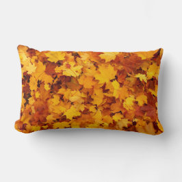 Cojín Lumbar Patrón de hojas otoñales