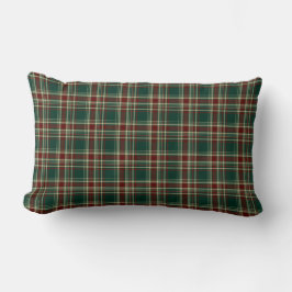 Cojín Lumbar Patrón de juego de los Navidades verdes y marrones