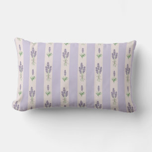 Cojín Lumbar Patrón de lavanda