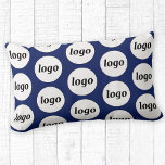 Cojín Lumbar Patrón de logotipo simple Negocio Armada promocion<br><div class="desc">Diseño de logotipo minimalista sencillo para fomentar la lealtad de la marca y promover su pequeña empresa. Reemplace el logotipo por el suyo propio y cambie el color de fondo de la Herramienta de diseño a personalizar. Utilícelos en su negocio, hotel, cafetería, restaurante, oficina o tienda delantera, o vendérselos o...</div>