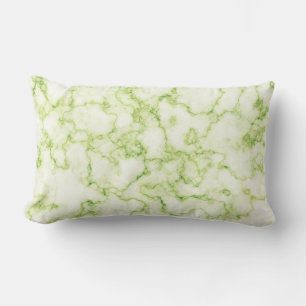 Cojín Lumbar Patrón de mármol verde