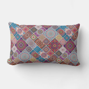 Cojín Lumbar Patrón de mosaico de Mandala