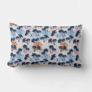Cojín Lumbar Patrón de palmeras de verano sin soldadura,palmera