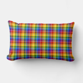 Cojín Lumbar Patrón de plancha arco iris