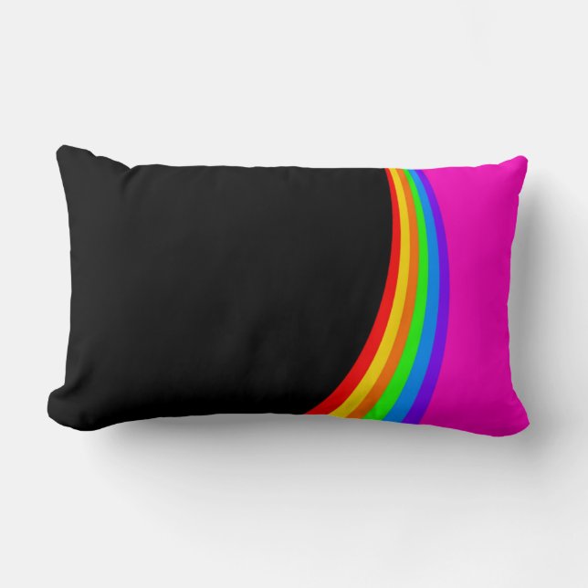 COJÍN LUMBAR PATRÓN DE RAINBOW (Anverso)
