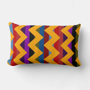Cojín Lumbar Patrón de rayas aztecas chevron Zigzag 15