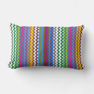 Cojín Lumbar Patrón de rayas aztecas chevron Zigzag 23