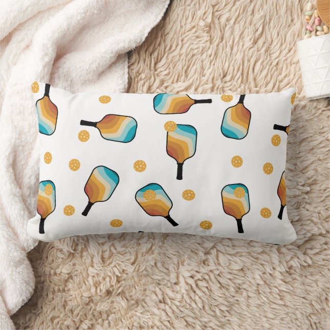 Cojín Lumbar Patrón de remo y bola de bolas (Manta)