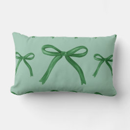 Cojín Lumbar Patrón elegante de arco verde