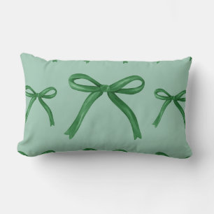 Cojín Lumbar Patrón elegante de arco verde