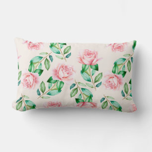 Cojín Lumbar Patrón floral