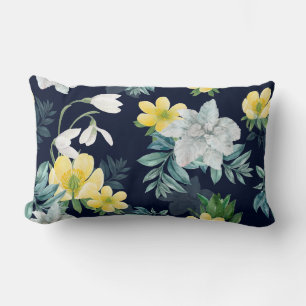 Cojín Lumbar Patrón floral