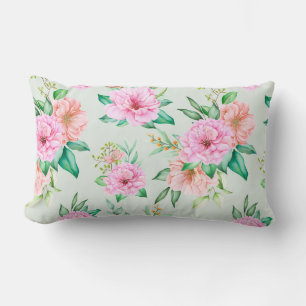 Cojín Lumbar Patrón floral