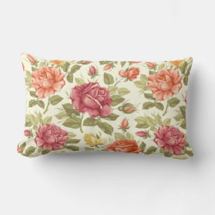 Cojín Lumbar Patrón floral