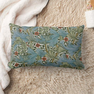 Cojín Lumbar Patrón floral vintage de William Morris Granville