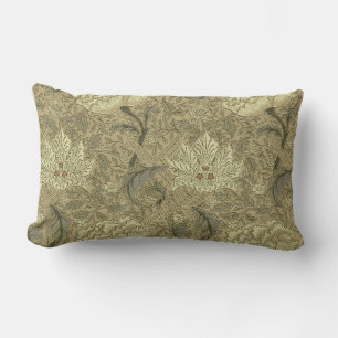 Cojín Lumbar Patrón floral William Morris Windrush: Vintage