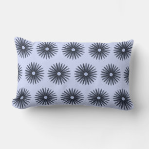 Cojín Lumbar Patrón gráfico de flor de lavanda