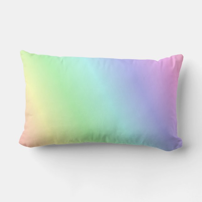 Cojín Lumbar Patrón pastel multicolor (Reverso )