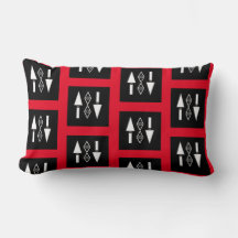 Patrón rojo y negro, inspiración de tendencia